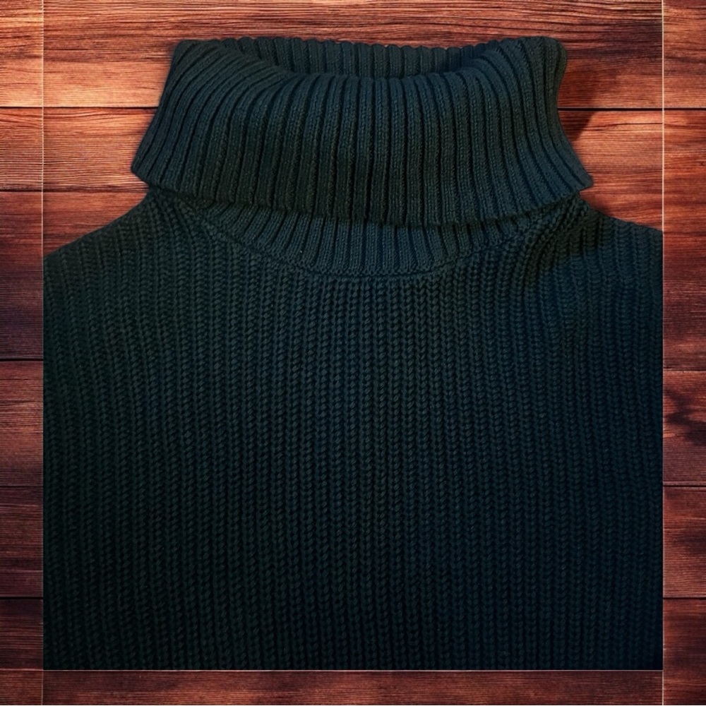 Brand new size large Old Navy hunter green knit sweater with tags - Picture 5 of 6
